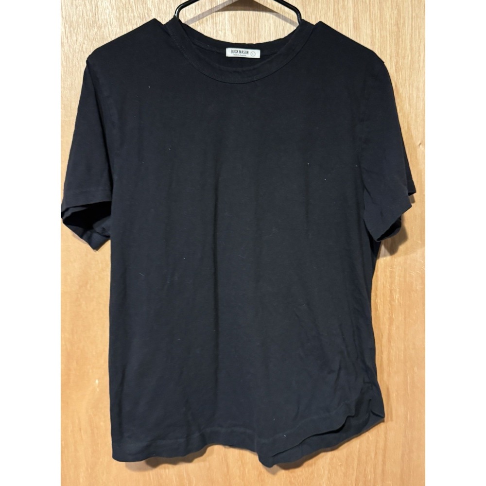 Buck Mason Size Large Black Tee Shirt (X)